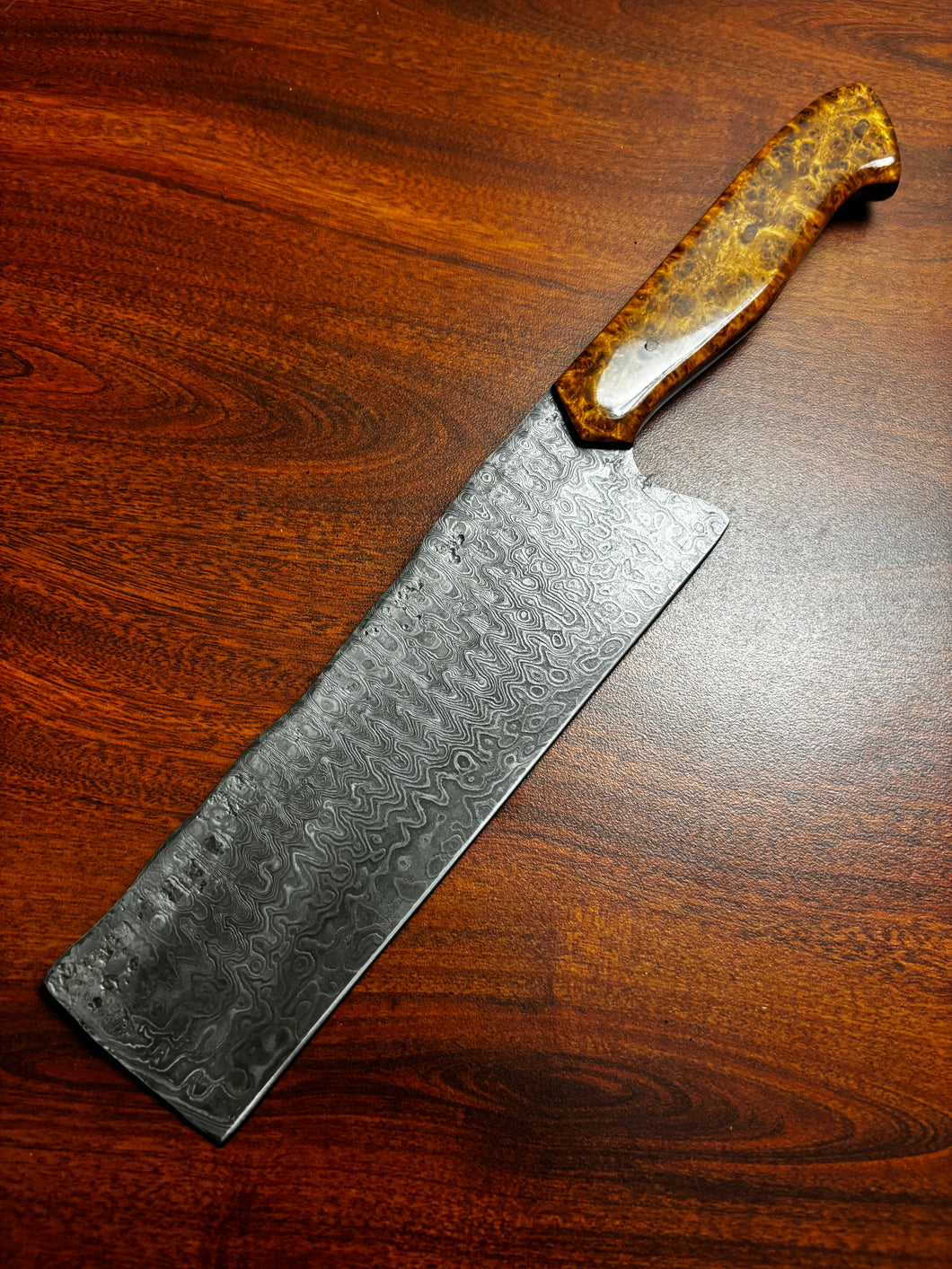 Hammered damascus Nakiri